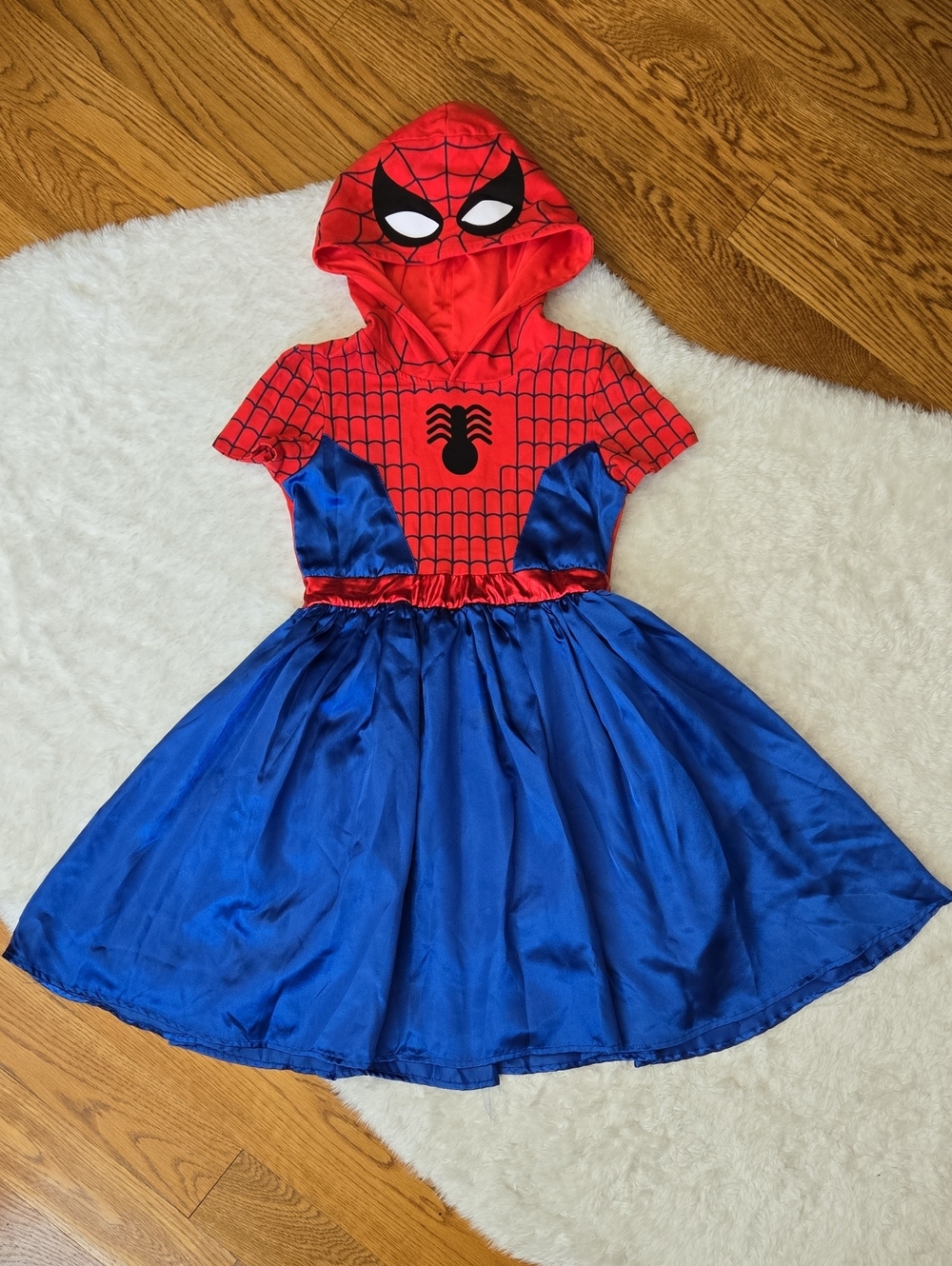 Marvel Spiderman Dress, Girls Size Large